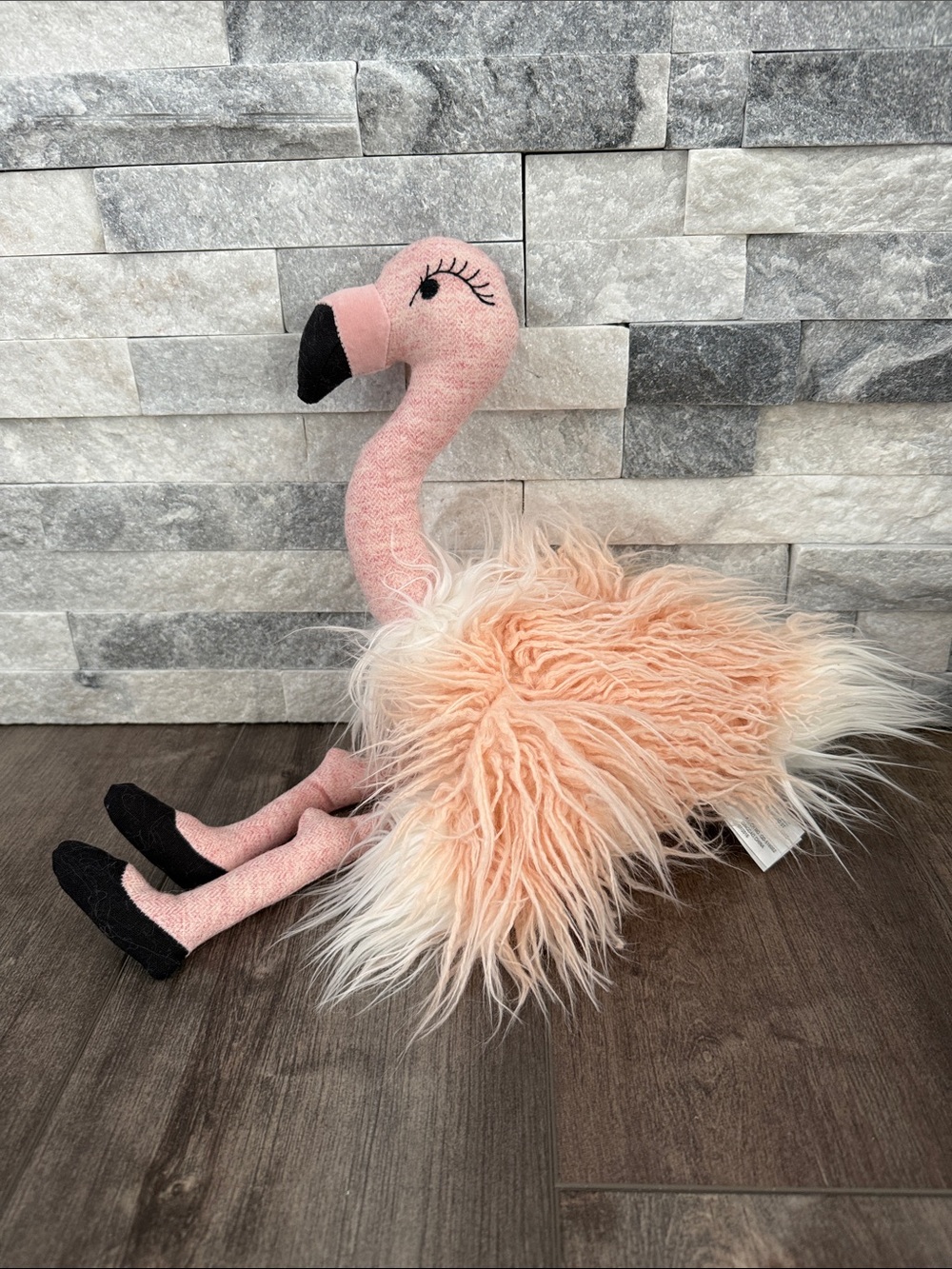 Anthropologie Flavia Flamingo plush